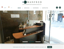 Tablet Screenshot of manfred-sa.com